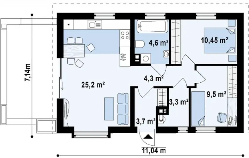100 Sqm House Floor Plan Floorplans click - Simple 100 Square Meter House Floor Plan