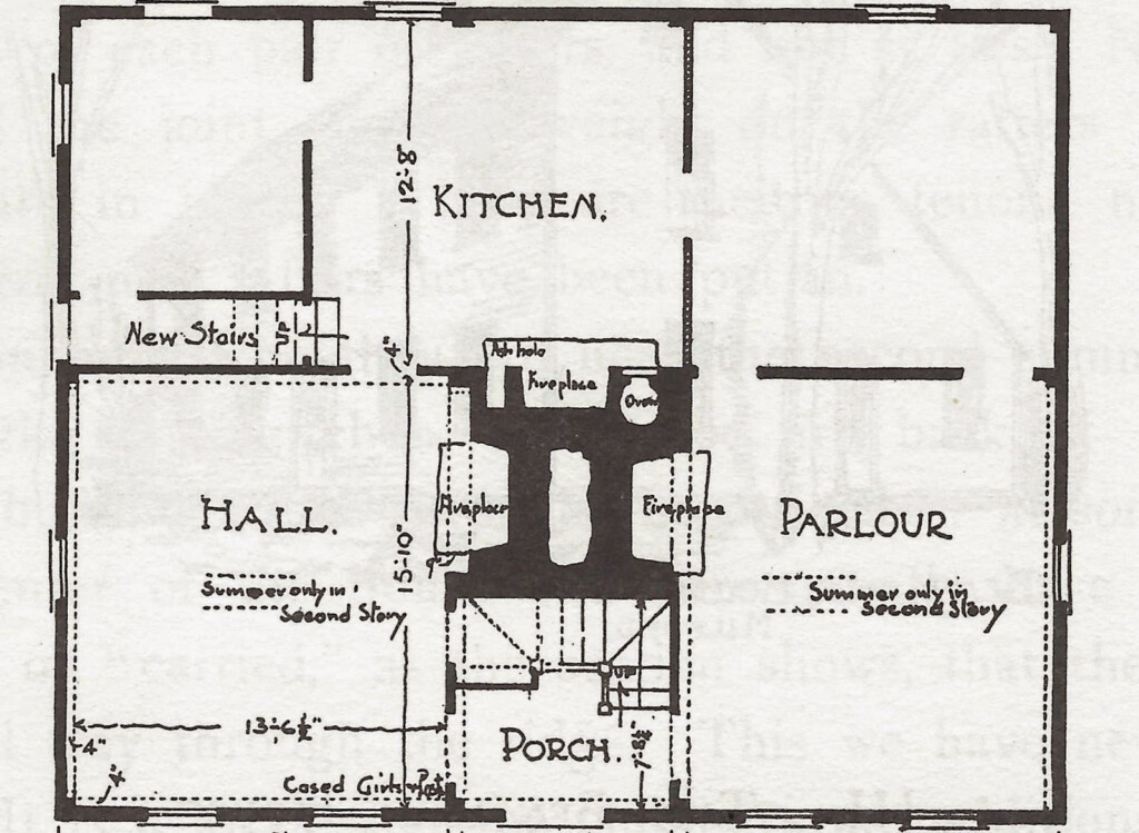 18th Century House Floor Plan - 18Th Century House Floor Plan