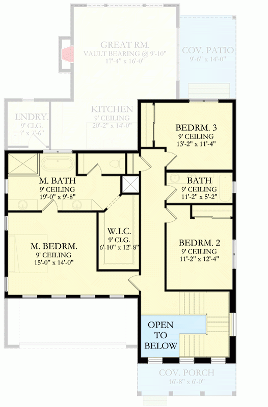 2 Story 2600 Square Foot Contemporary Classic House Plan With Lower  - 2600 Sq Ft House Floor Plan