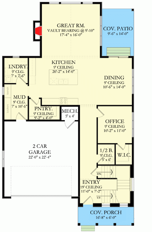2 Story 2600 Square Foot Contemporary Classic House Plan With Lower  - 2600 Sq Ft House Floor Plan