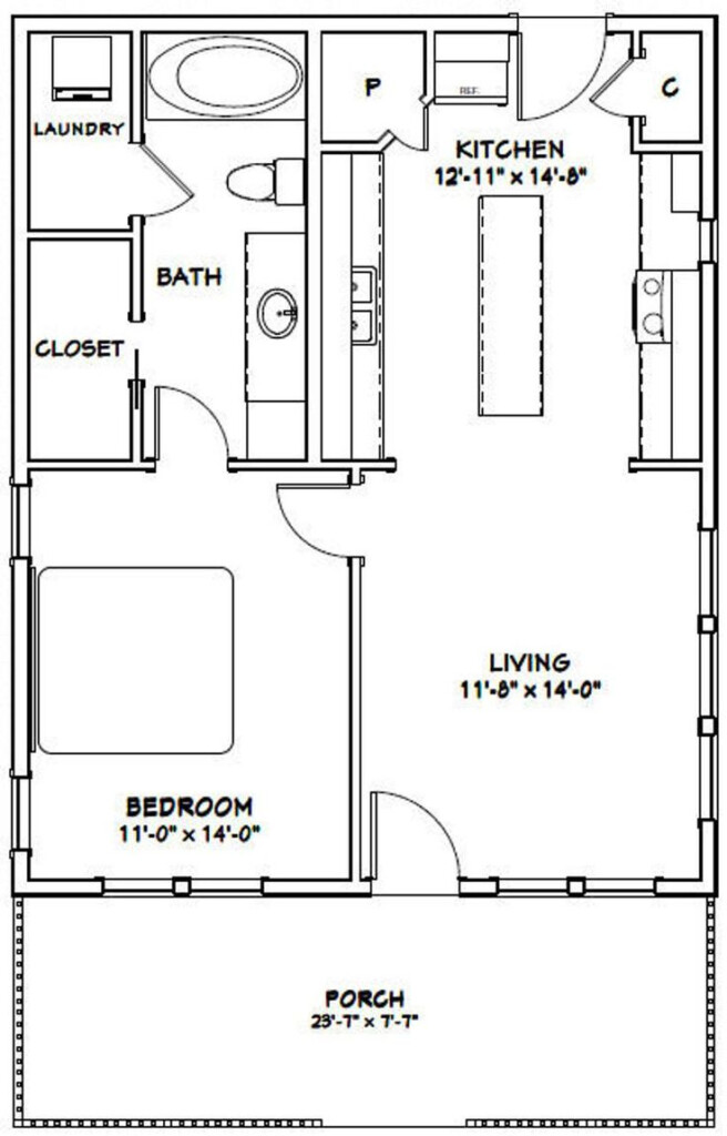 24X30 House Plans Smart Designs For Small Spaces House Plans - 24X30 House Floor Plans