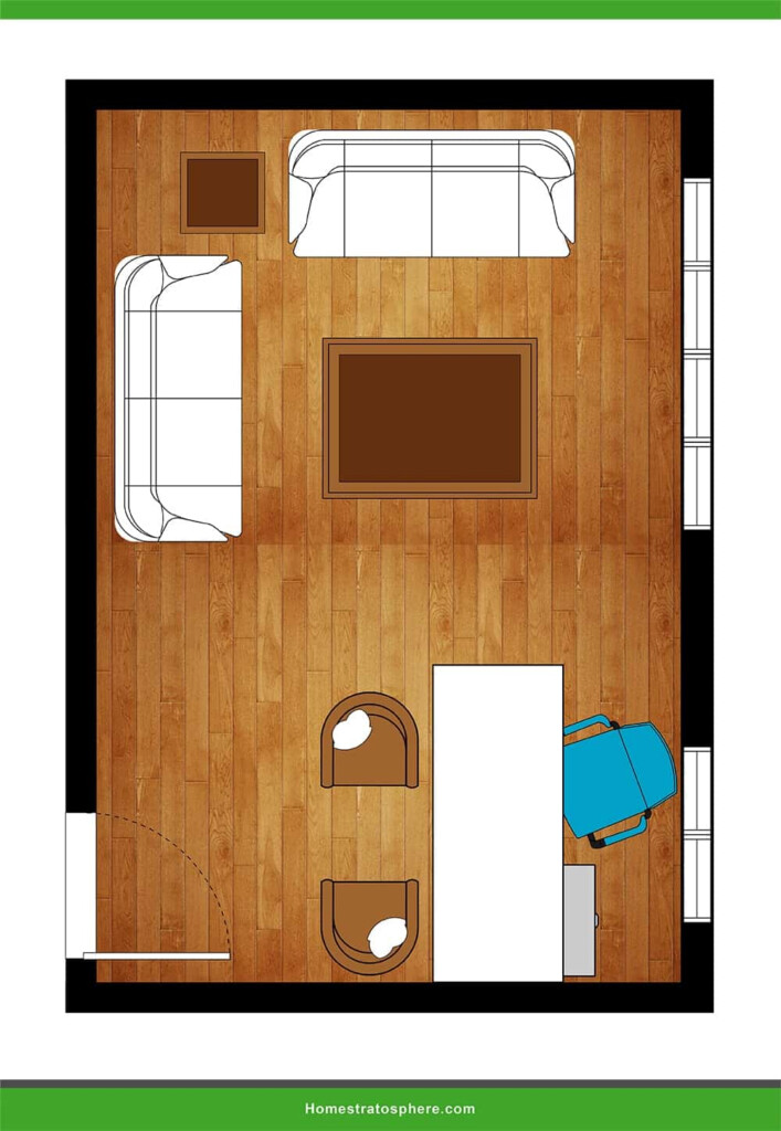 25 Home Office Layouts Illustrated Floor Plans  - House Office Floor Plan