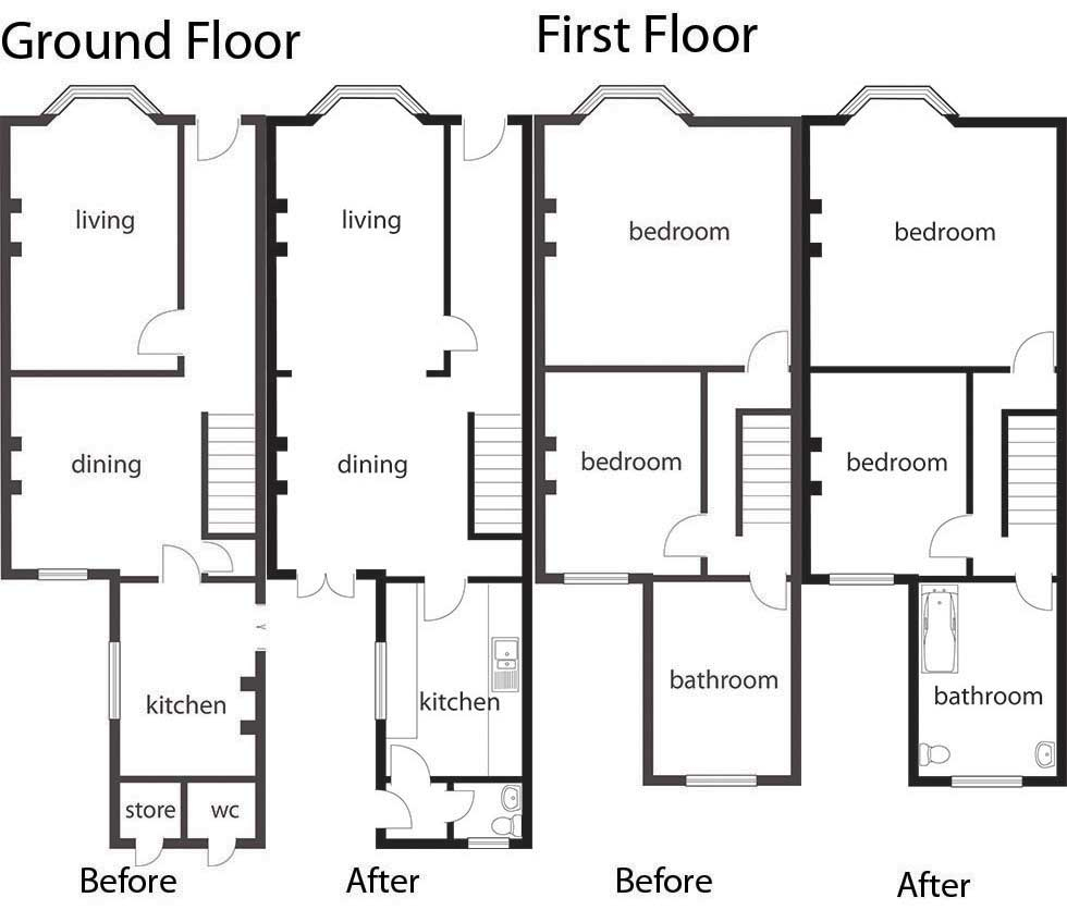 33 Terrace House Layout Plan Amazing House Plan  - Floor Plans For Terraced Houses