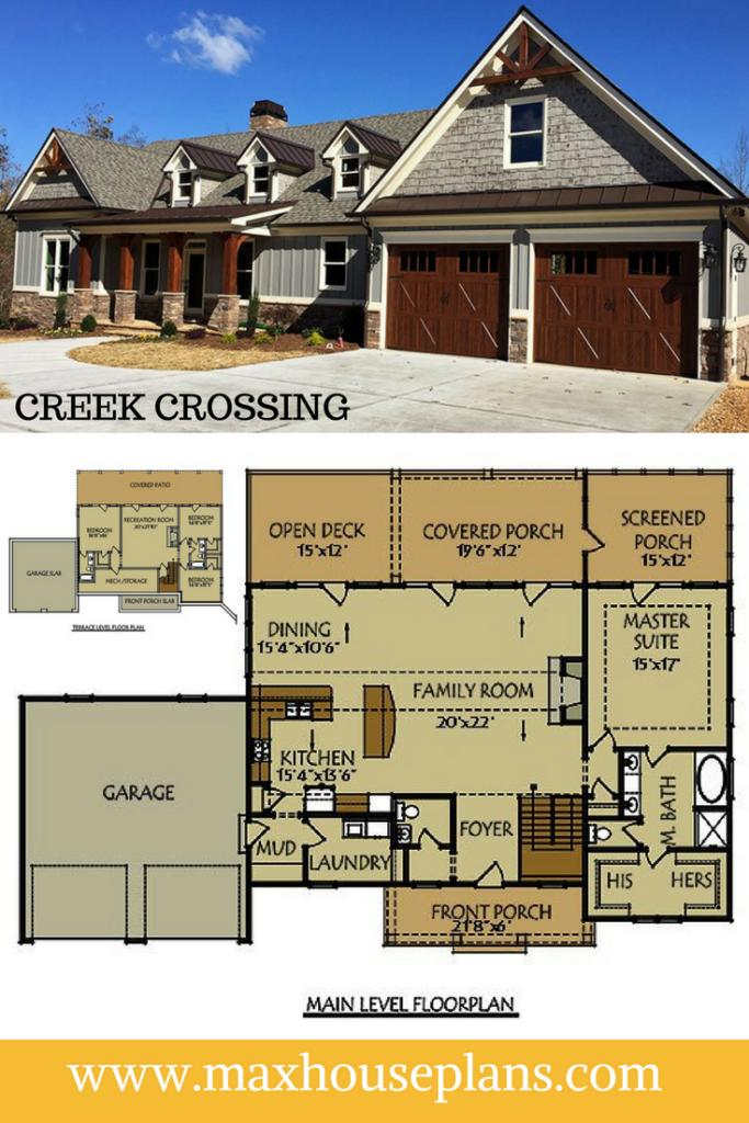 4 Bedroom Floor Plan Ranch House Plan By Max Fulbright Designs  - 4 Bedroom Ranch House Floor Plans