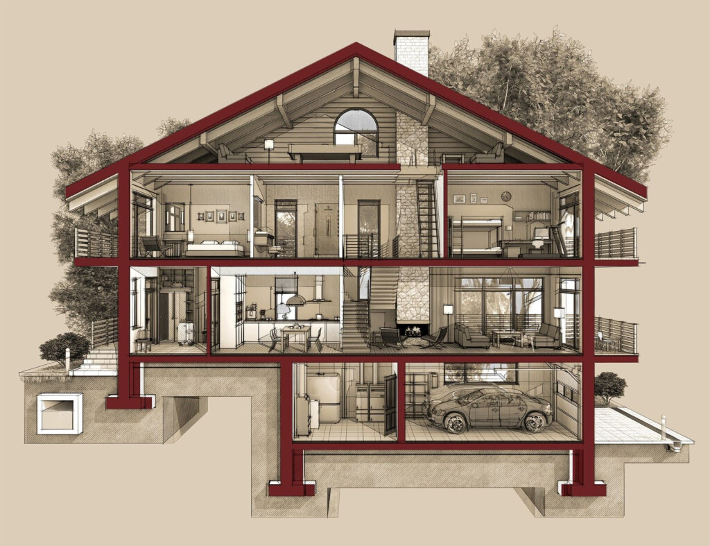 53 Impressive House Plan With Underground Garage You Won t Be Disappointed - House Floor Plans With Underground Garage
