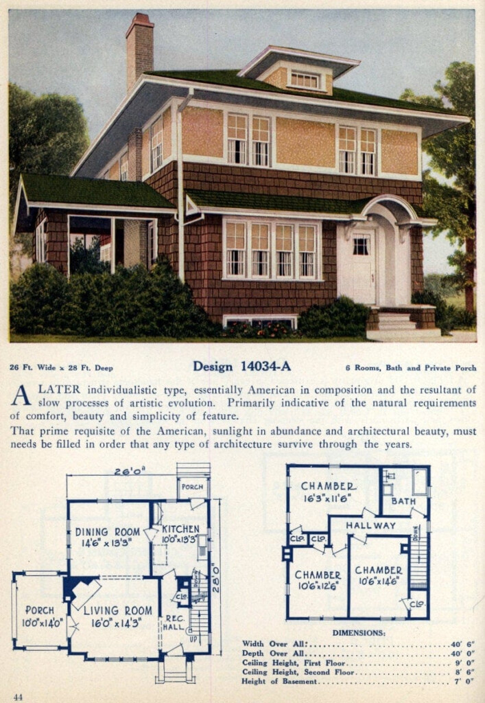 62 Beautiful Vintage Home Designs Floor Plans From The 1920s Click  - 1920'S House Floor Plans
