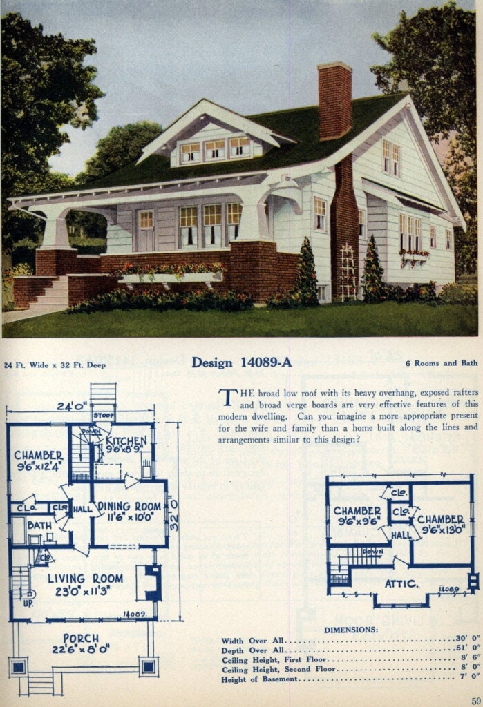 62 Beautiful Vintage Home Designs Floor Plans From The 1920s Click  - 1920'S House Floor Plans