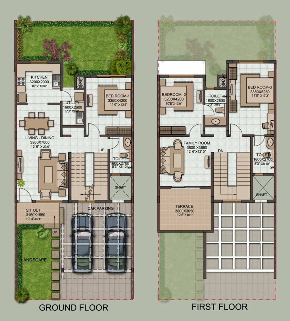 68 Inspiring Small Row House Plan With Many New Styles - Row House Floor Plan Design