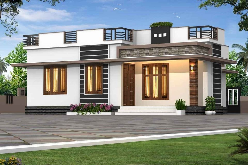 725 Sq Ft 2BHK Modern Single Floor House And Free Plan Home Pictures - Simple Single Floor House Plans