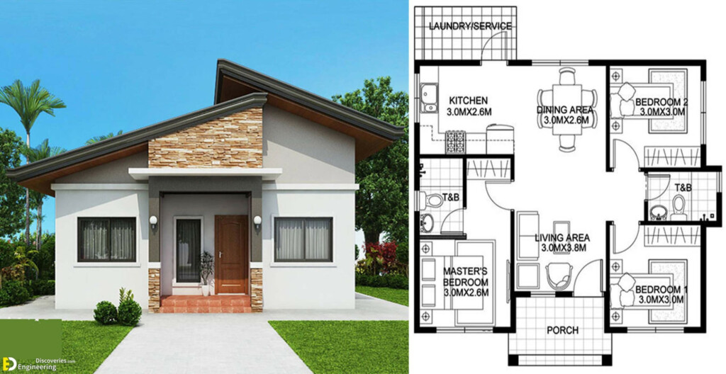 Bungalow House Designs And Floor Plans In Philippines Viewfloor co - Elevated Bungalow House Design With Floor Plan Philippines