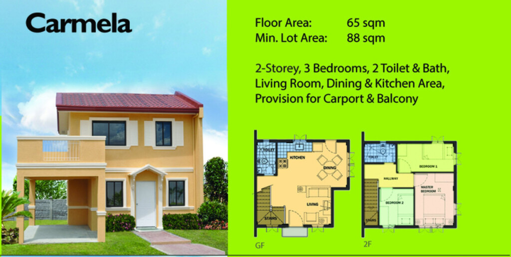 Camella Carmela House Model And Floor Plan Floor Plans And House Designs - Camella House Design And Floor Plan