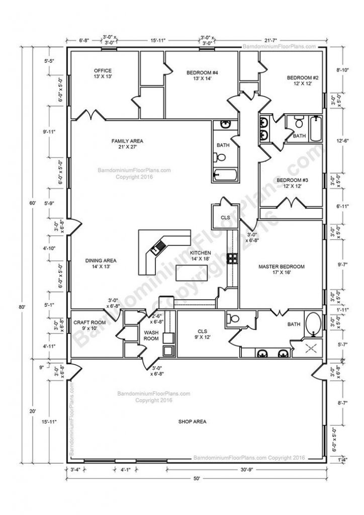 Cool 4 Bedroom Pole Barn House Plans New Home Plans Design - 4 Bedroom Pole Barn House Floor Plans