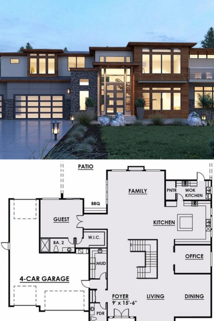 Designing A Contemporary House Floor Plan House Plans - Modern House Design Floor Plan