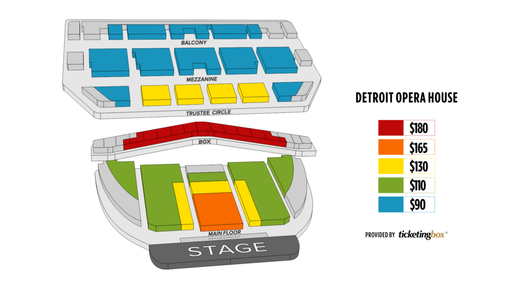 Detroit Detroit Opera House Seating Chart - Detroit Opera House Floor Plan
