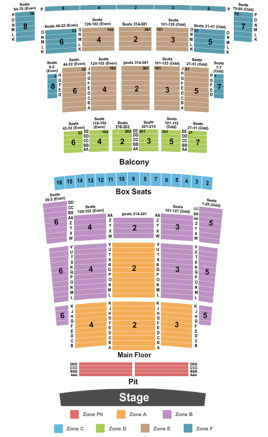 Detroit Opera House Seating Chart Maps Detroit - Detroit Opera House Floor Plan