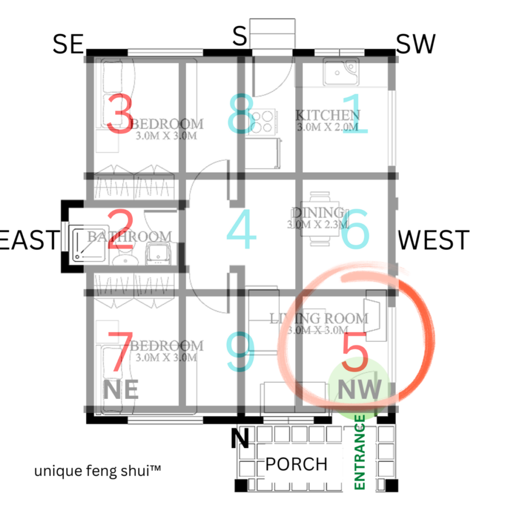 Feng Shui 2023 Floor Plan - Floor Plan Feng Shui House Layout