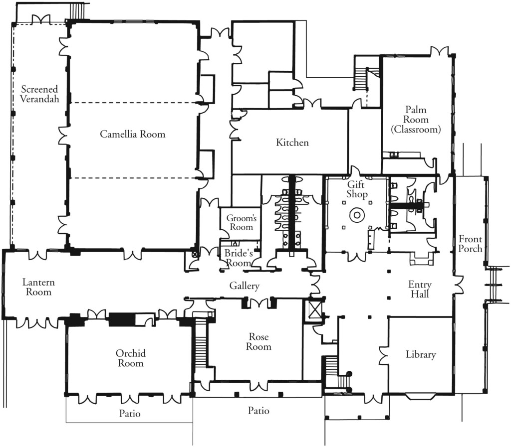 Floor Plans Leu Gardens - Garden House Floor Plans