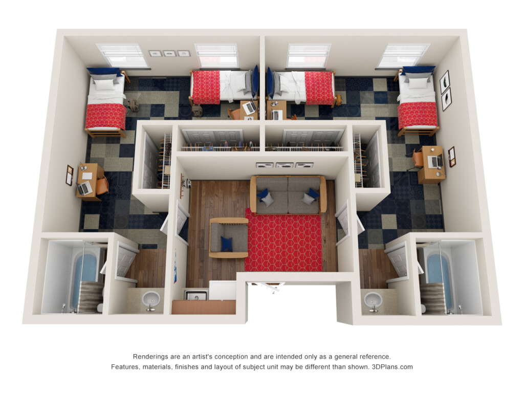 Floor Plans University Of Southern Indiana - Housing Floor Plans Layout
