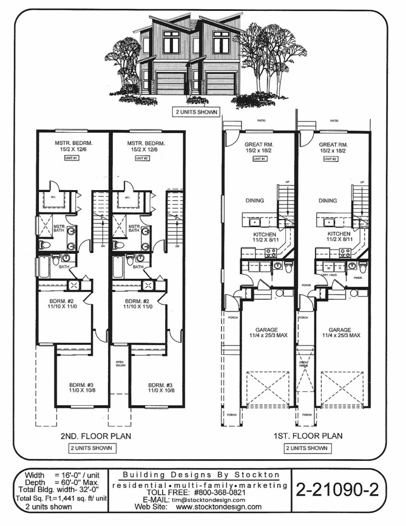 Free Duplex House Plans For 30 Up House Design Ideas - Duplex House Floor Plans Free