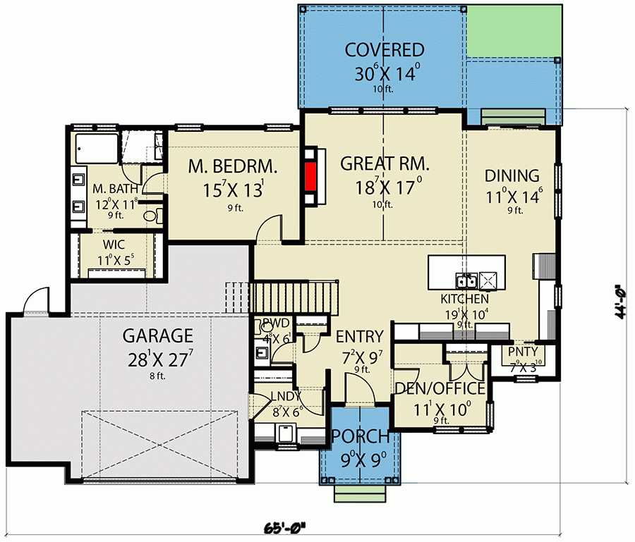 Fresh Two Story House Plan With First Floor Master Bedroom 280096JWD  - 2 Story House Plan With First Floor Master
