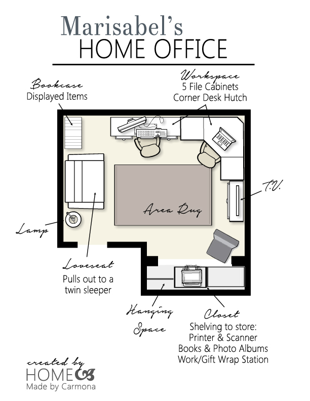 Home Floor Plan With Office - House Office Floor Plan