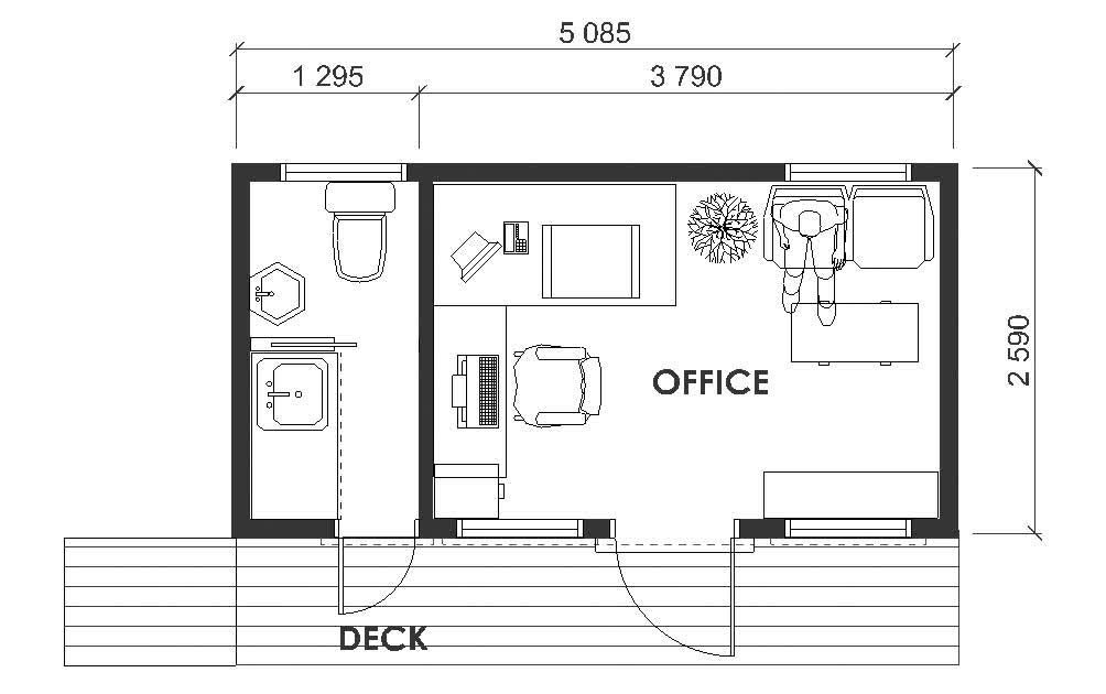 Home Office Floor Plans Examples - House Office Floor Plan
