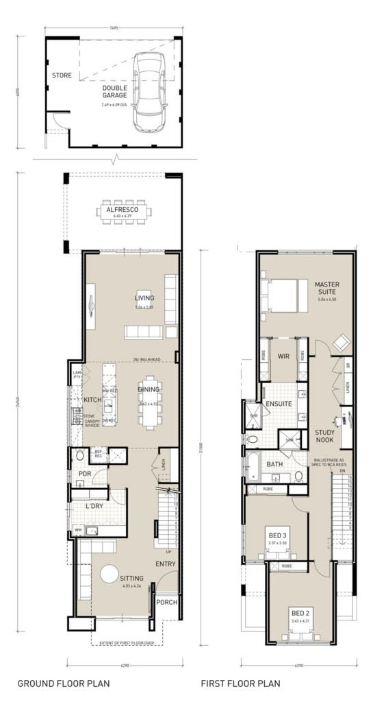 House Plans For Long Narrow Lots House Decor Concept Ideas - Long Narrow House Floor Plans