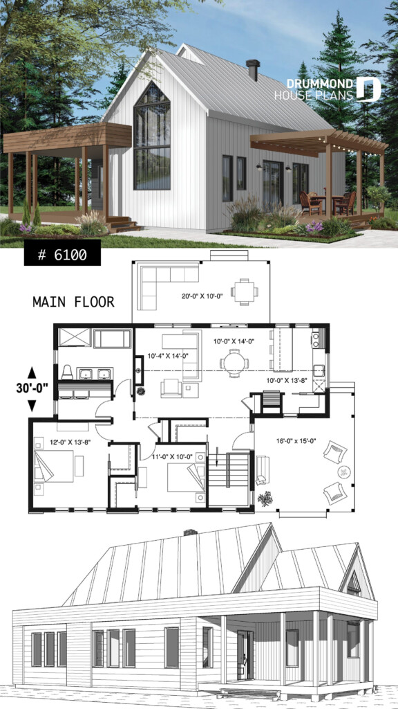 House Plans Open Concept One Story House Plans - Single Story House Plans With Open Floor Plan