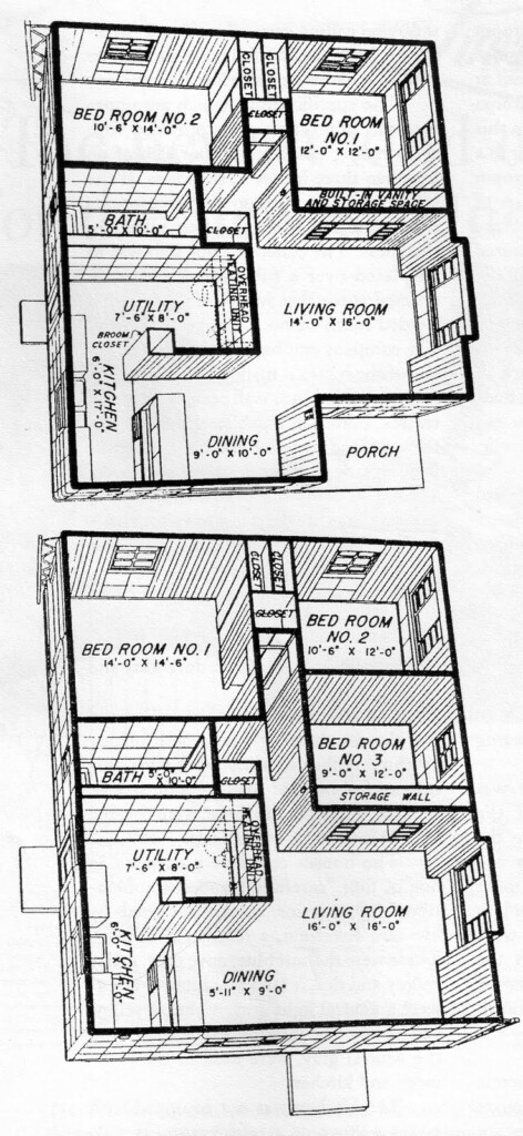 Instant House The Lustron House - Lustron House Floor Plans