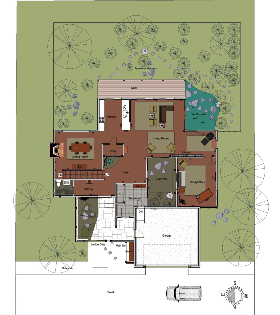 Japanese House For The Suburbs Traditional Japanese House Japanese  - Japanese Floor Plans For A House
