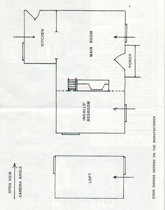 Little House On The Prairie Ingalls Home Floor Plan Cabin Floor  - Little House On The Prairie Floor Plan
