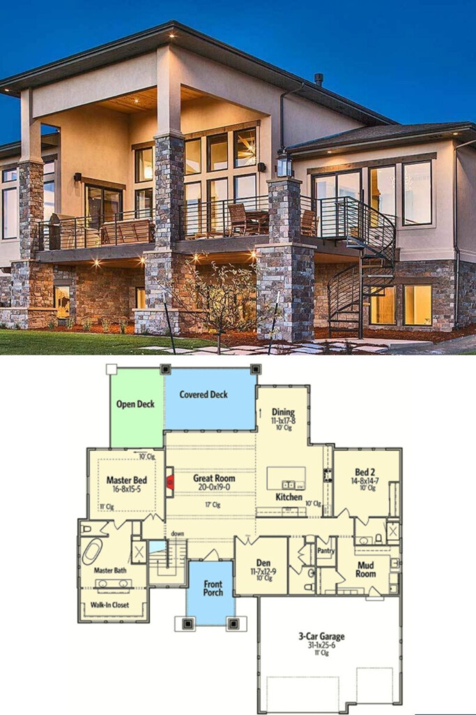 Modern Mountain House Plan Exploring The Benefits Of A Stylish Retreat  - Mountain House Floor Plan