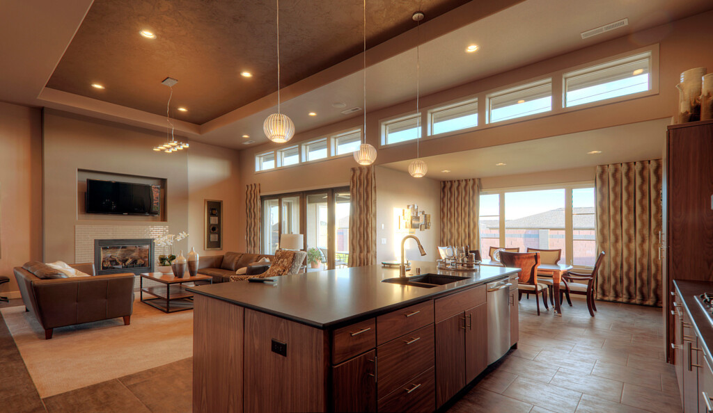 Open Home Floor Plans With Pictures 6 Gorgeous Open Floor Plan Homes  - House Plans With Open Floor Plan And Sunroom