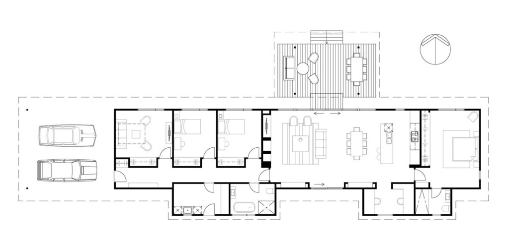 Passive Solar Home In Stoneville Western Australia Coveney Browne  - Passive Solar House Floor Plans