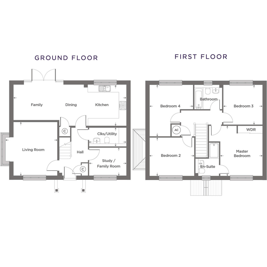 Plot 18 The Boughton Martin Grant Homes - Boughton House Floor Plan