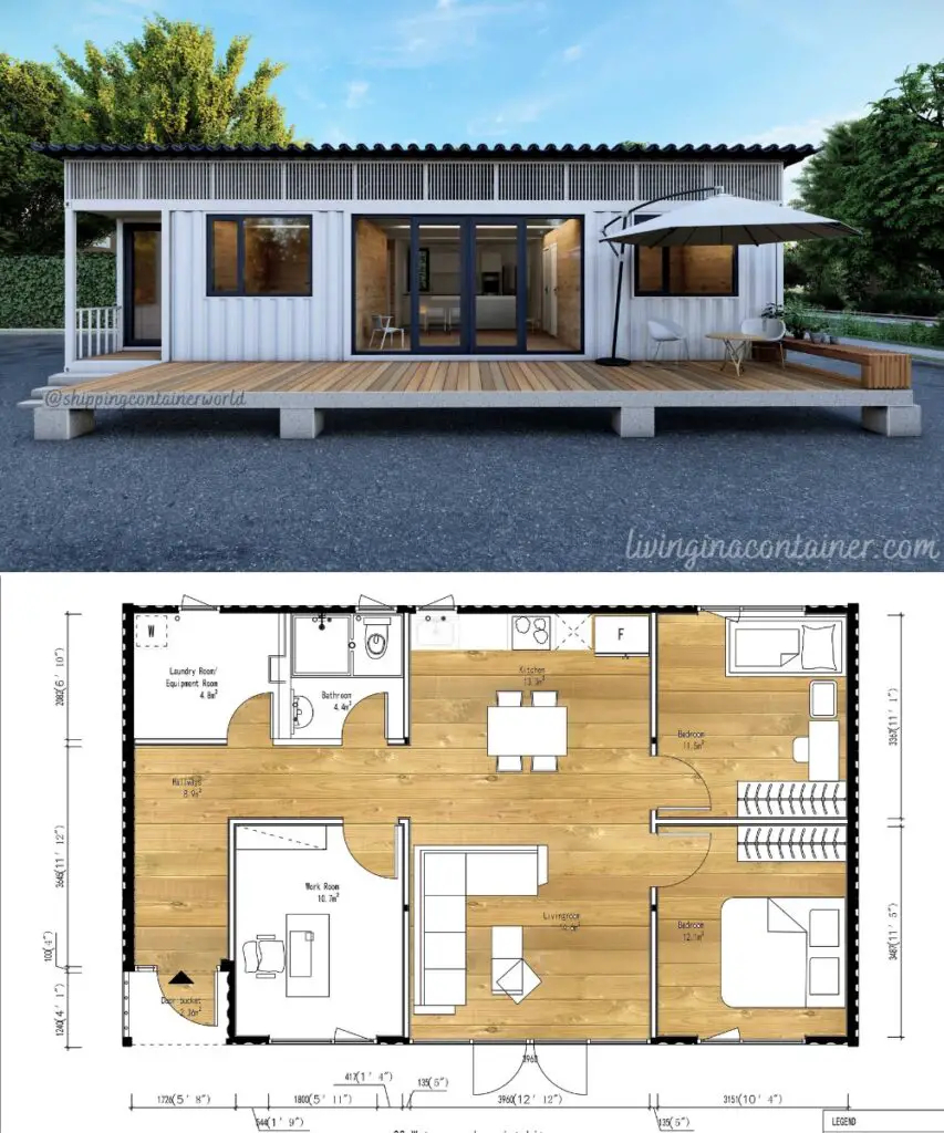 Shipping Container House Plans Making A Home With It Living In A  - Shipping Container Tiny House Floor Plans