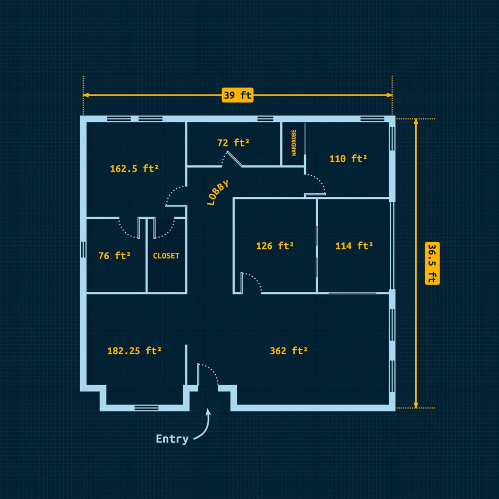 Simple Floor Plan With Dimensions Image To U - How To Get The Floor Plan For Your House