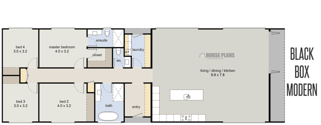 Simple Rectangular House Plans Pic cahoots - Rectangle House Floor Plan