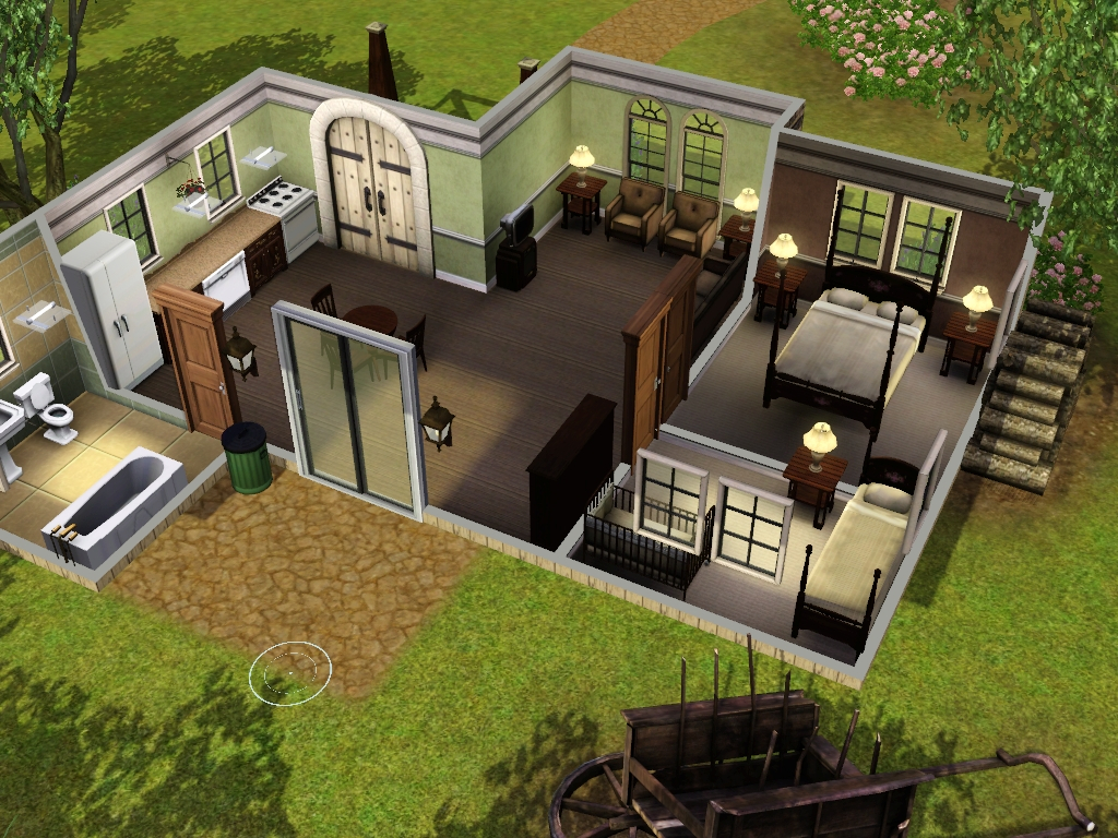 Sims 3 House Layout - Floor Plans Sims 3 Houses