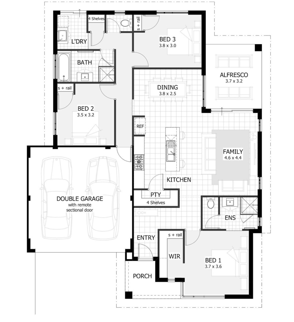 Single Floor 3 Bedroom House Plans Benefits And Drawbacks House Plans - 1 Floor House Plans 3 Bedrooms