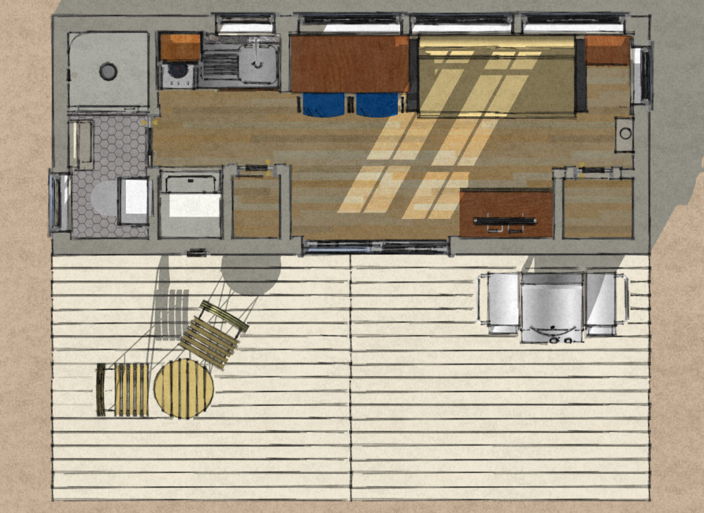 Small Scale Homes New 8 X 20 Shipping Container Home Design - Shipping Container Tiny House Floor Plans
