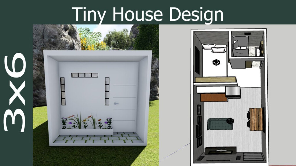 Tiny House Design 3x6 Small House Design Idea 18 Sqm Floor Plan  - 3X6 House Floor Plan